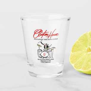 Clayton House Restaurant and Show Lounge, Wheeling Shot Glass