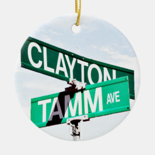 Clayton Tamm, Dogtown,St Louis, Christmas Ornament