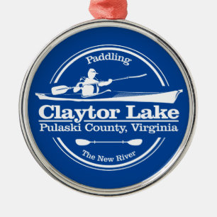 Claytor Lake (SK) Metal Ornament
