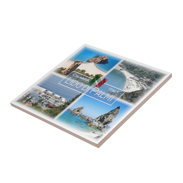 CLB004 LIDO DI PALMI, Calabria, Italy, Ceramic Tile (Side)