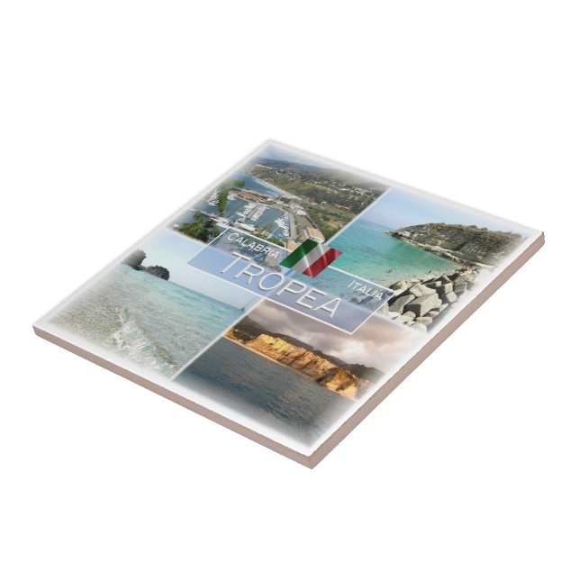 CLB013 TROPEA, Calabria, Italy, Ceramic Tile (Side)