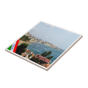 CLB026 CROTONE, Calabria, Italy, Ceramic Tile