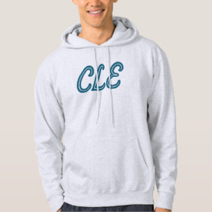 CLE Cleveland Airport Code – Retro Style Travel & Hoodie