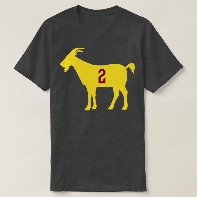 CLE GOAT 2 Black T-Shirt (Design Front)