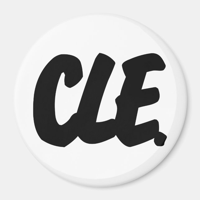 CLE Letters Magnet (Front)