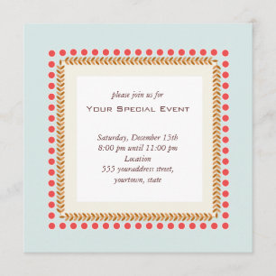 Clean and Elegant Invitation