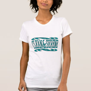 Clean and Serene Inspirational Recovery Quote T-Shirt