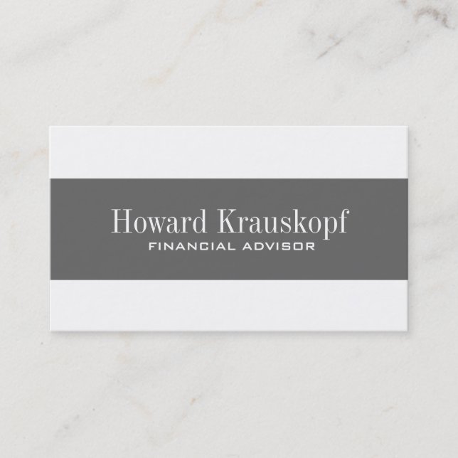 Clean and Simple Business Cards (Front)