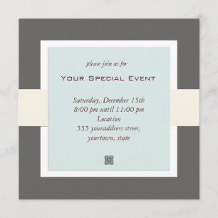 Clean and Simple Business Event Invitation