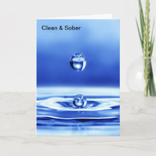 Clean and Sober Card