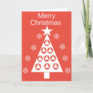 Clean and Sober Christmas card