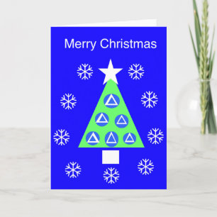 Clean and Sober Christmas card