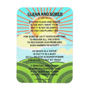 CLEAN AND SOBER MAGNET