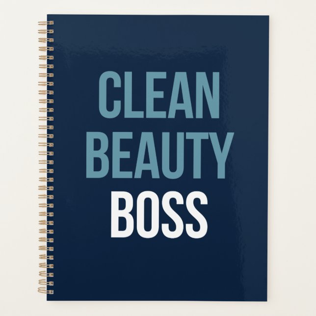 Clean Beauty Boss Planner for Beautycounter (Front)