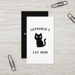 Clean Black & White Clean Business Card