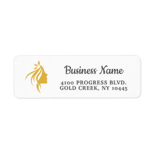 Clean Boutique / Clothing Packaging Label  Return Address Label
