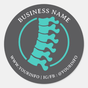 Clean Chiropractor Thank You Sticker