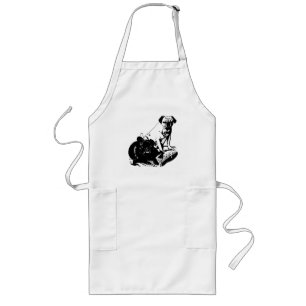 Clean Contrast, Creative Kitchen Long Apron