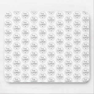 Clean Custom Logo Pattern Desk Mat Mouse Pad