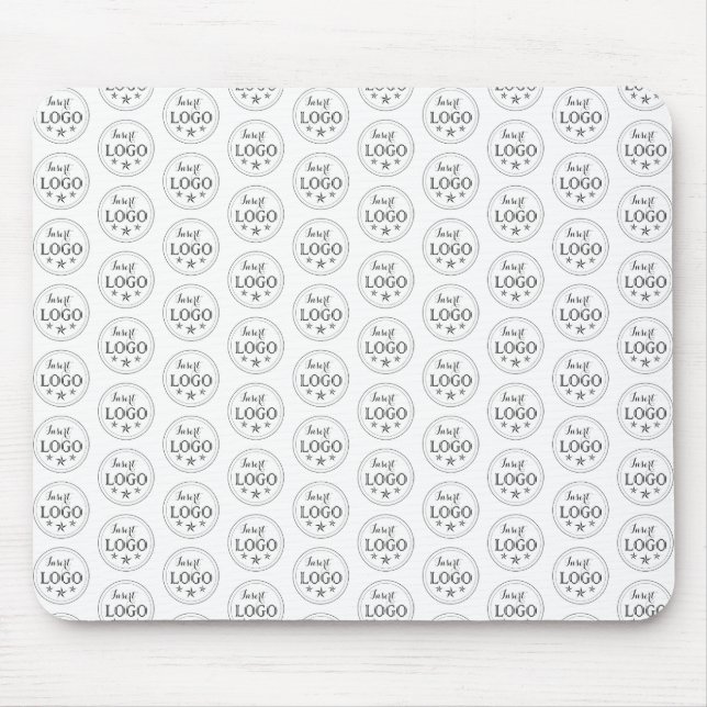 Clean Custom Logo Pattern Desk Mat Mouse Pad (Front)