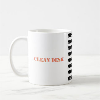 Clean Desk/ Messy Desk Mug