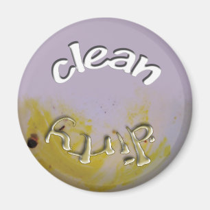 Clean / Dirty Dish - Dishwasher Magnet. Magnet