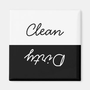 Clean Dirty Dishwasher Magnet