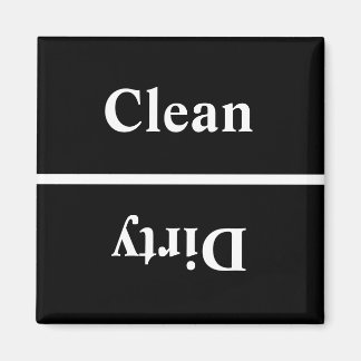 clean dirty dishwasher magnet