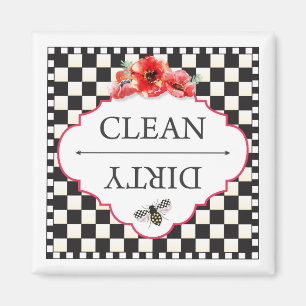 Clean Dirty Dishwasher Magnet