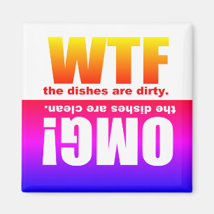 Clean Dirty Dishwasher magnet