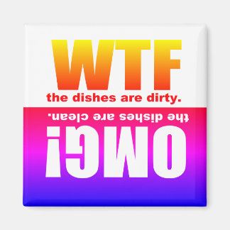 Clean Dirty Dishwasher magnet