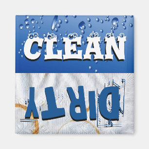 Clean & Dirty Dishwasher Magnet