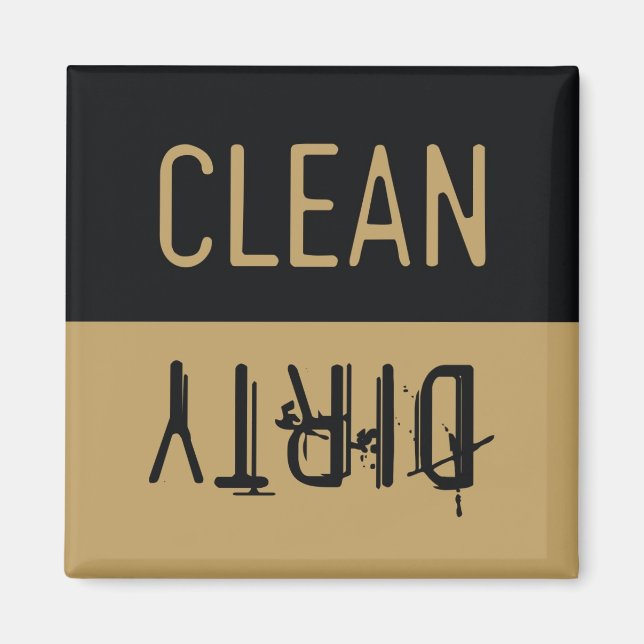 Clean/Dirty Dishwasher Magnet (Front)