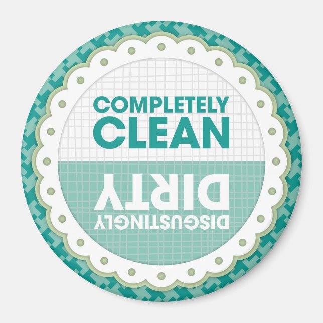 Clean Dirty Dishwasher Magnet (Front)