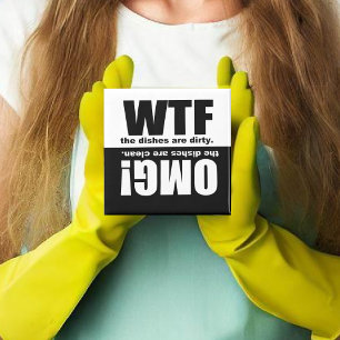 Clean Dirty Dishwasher magnet