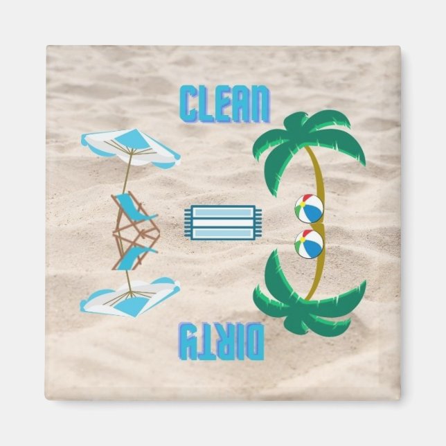 Clean/Dirty Dishwasher Magnet (Front)