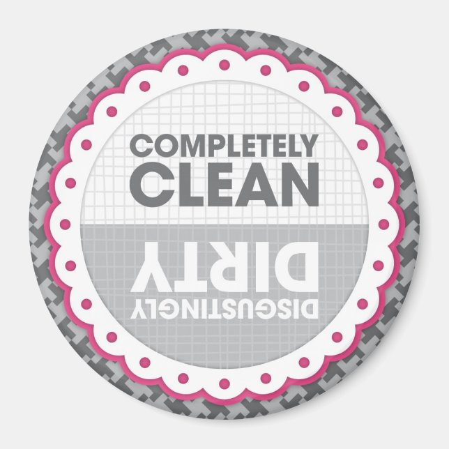 Clean Dirty Dishwasher Magnet (Front)