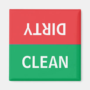 Clean Dirty Dishwasher Magnet