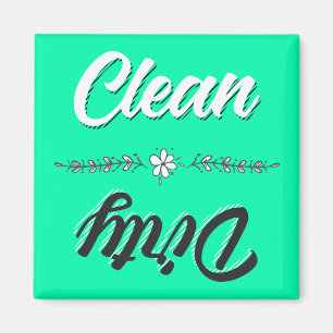 Clean Dirty Dishwasher Magnet