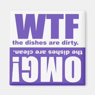 Clean Dirty Dishwasher magnet