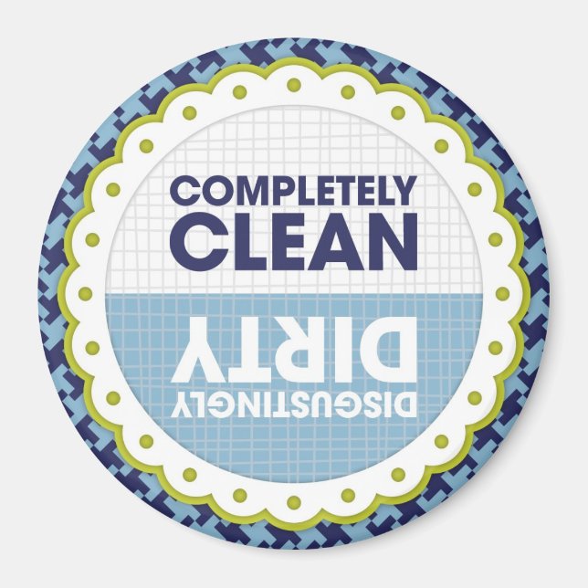 Clean Dirty Dishwasher Magnet (Front)
