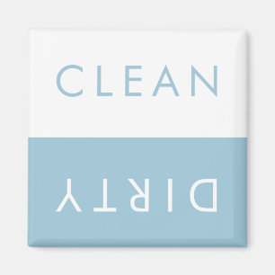 Clean Dirty Dishwasher Magnet in Custom Colours