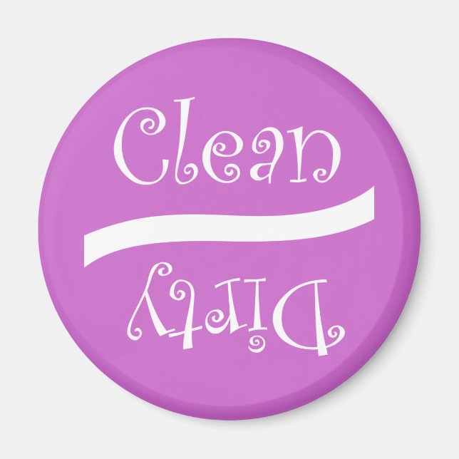 Clean Dirty Magnet for Dishwasher (Front)