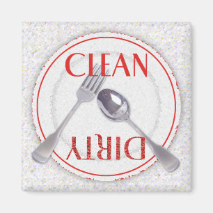 Clean/Dirty Plate Magnet