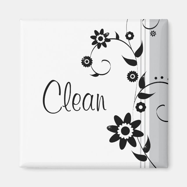 Clean Dishes Magnet (Front)