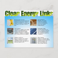Clean Energy Business Marketing Double Sided