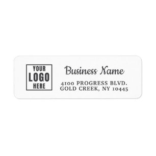 Clean Etsy / Handmade Shop Return Address Label
