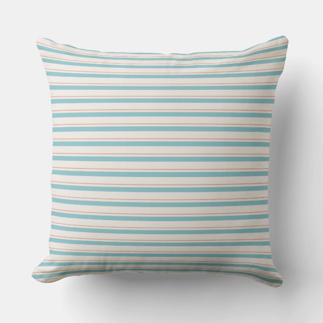 Clean Geometric Stripes on White Back Cushion (Front)