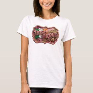 Clean Gold IRISH AND PROUD Slogan Tee