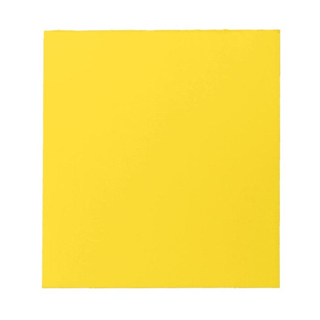 Clean Gold Notepad for Office and School Use (Front)